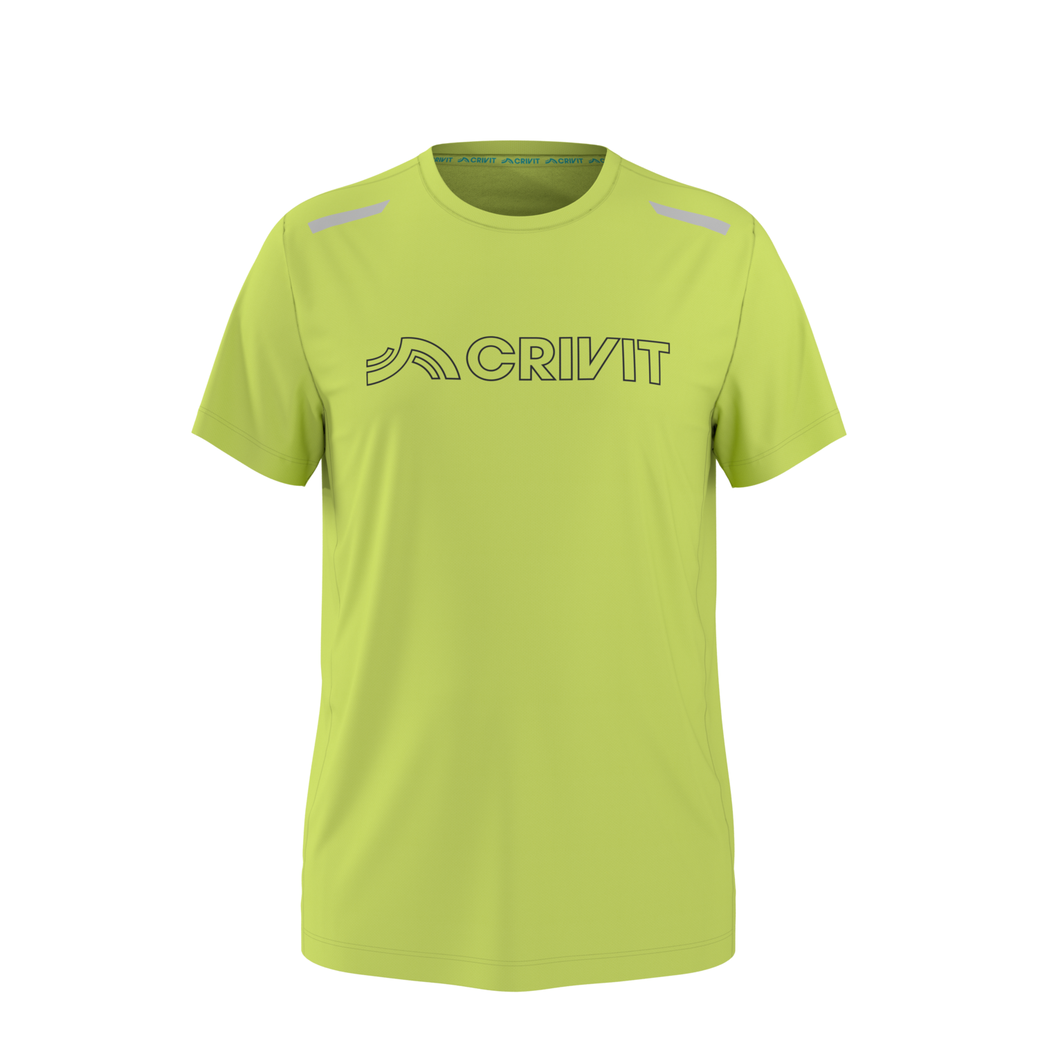 CRIVIT Heren sportshirt (Neongroen, S)