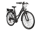 Zündapp dames elektrische trekkingfiets Z802 700c, 28 inch, in het zwart