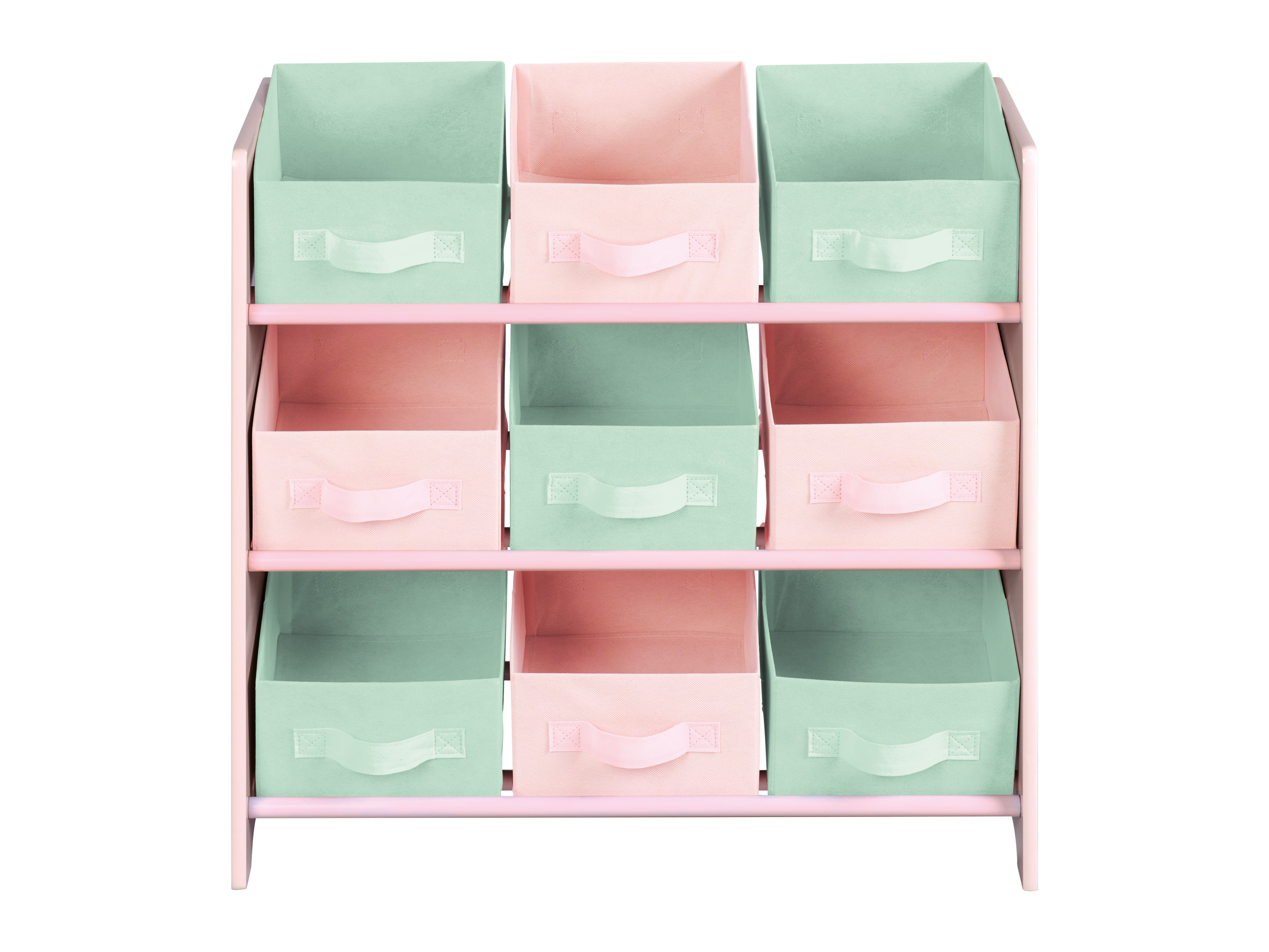LIVARNO Kinder opbergkast met textiele boxen (Roze)
