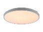 Ronde plafondlamp met sterreneffect en grijze rand