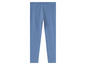 Blauwe leggings voor kinderen.