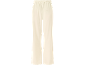 Crèmekleurige broek met elastische tailleband