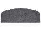 Grijs halfrond haardkleed