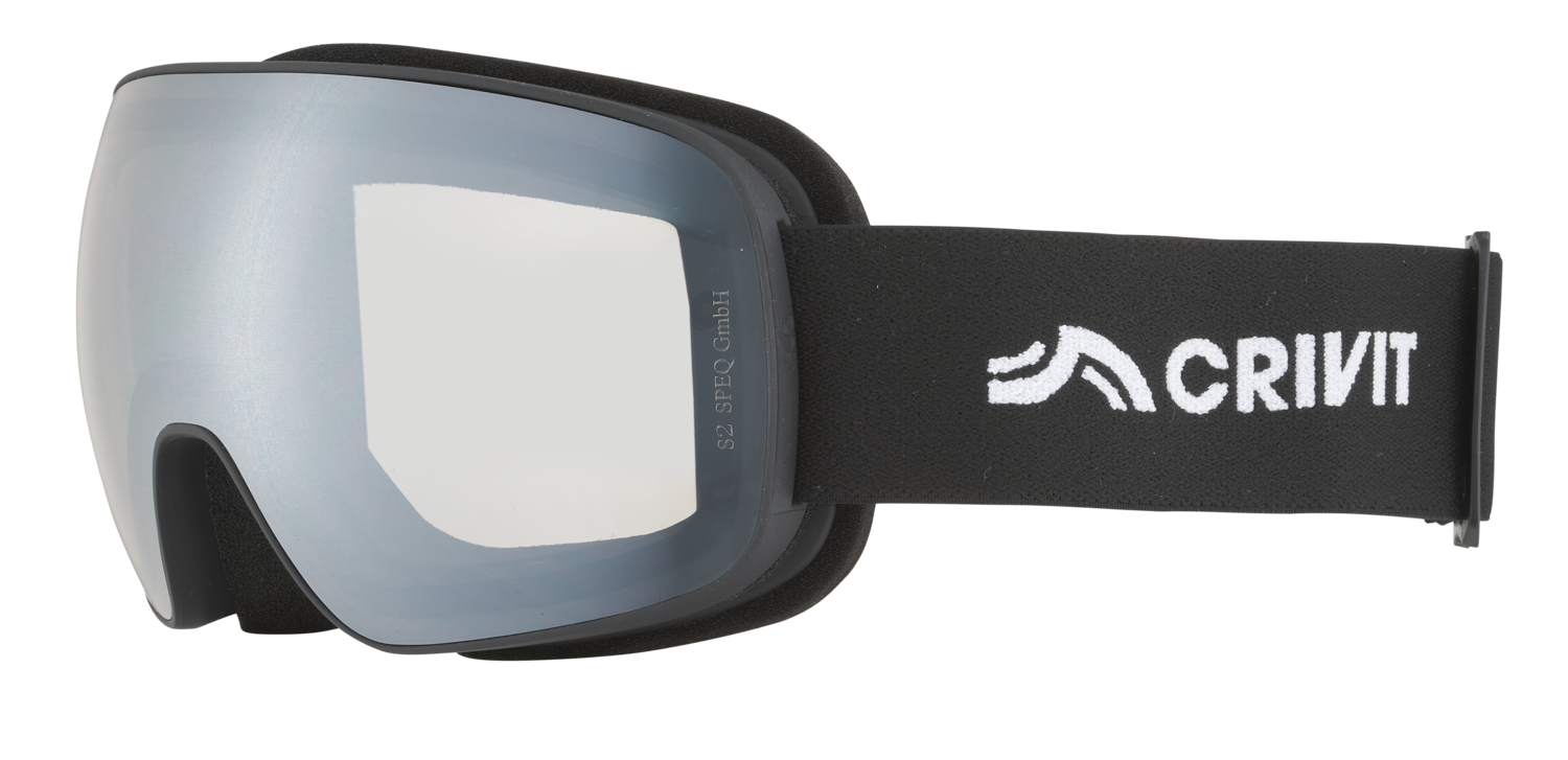 CRIVIT Skibril (All-weather, rond, Zwart)