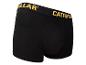 Zwarte boxershorts van Caterpillar met gele band.