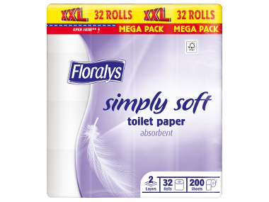 FLORALYS Toiletpapier 2-laags