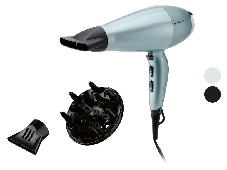 SilverCrest haardroger met diffuser en concentrator.