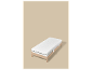 LIVARNO® pocketveringmatras op een houten bedframe.