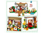 LEGO Animal Crossing set met huis, Isabelle en Tom Nook figuren.
