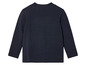 Een donkerblauwe longsleeve voor jongens.