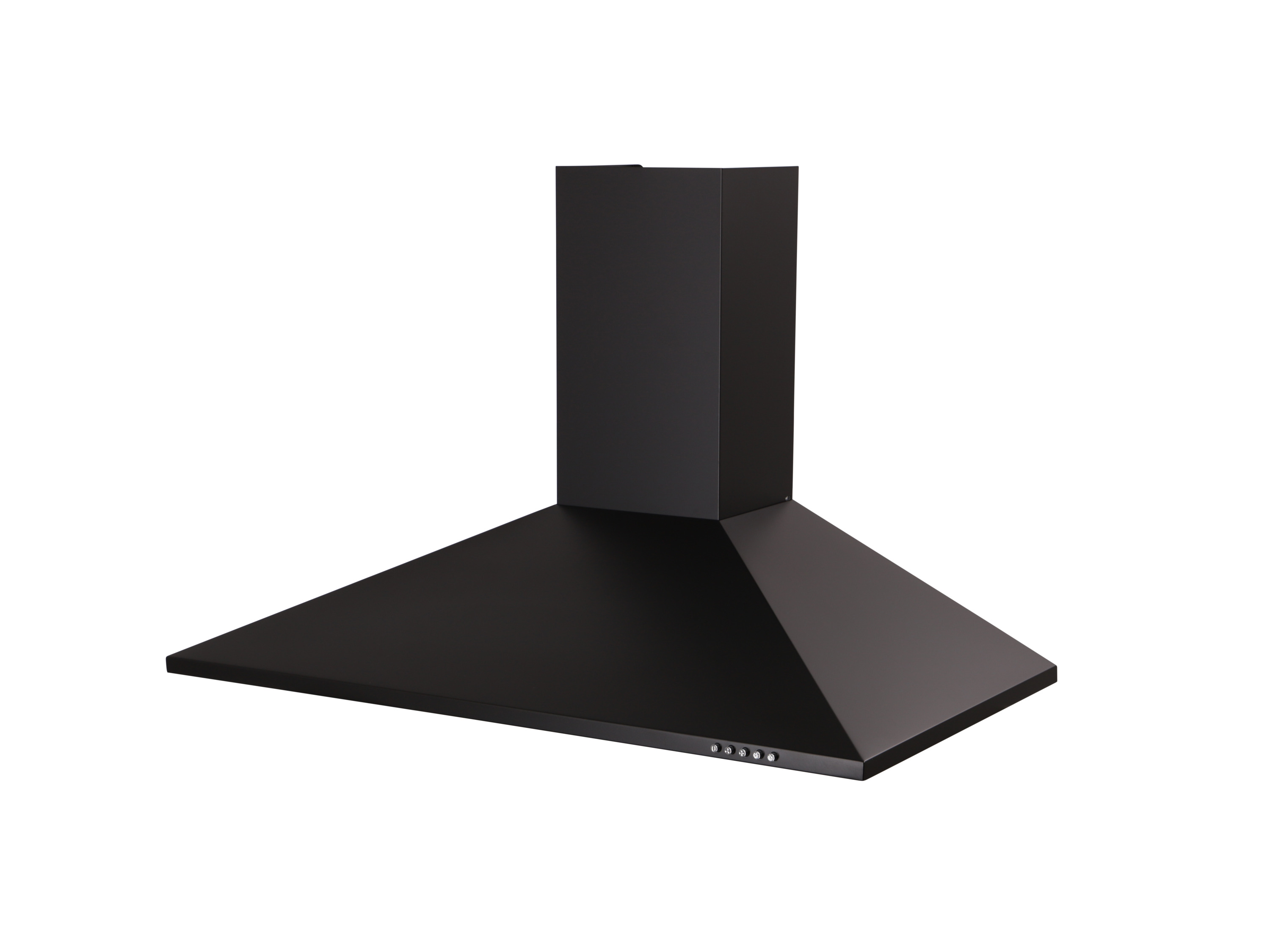 RESPEKTA Schouw afzuigkap Nola of Karena - 60 of 90 cm (Breedte: 90cm, Zwart)