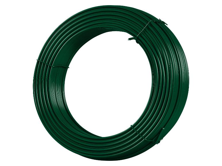 Rol groene draad voor omheiningen.