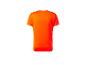 Een oranje T-shirt voor heren.