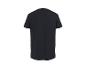 Effen zwart heren T-shirt, achterkant