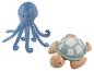 Pluche octopus en schildpad