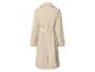 Beige trenchcoat voor dames, achteraanzicht