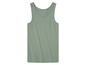 Een groene, effen tanktop.