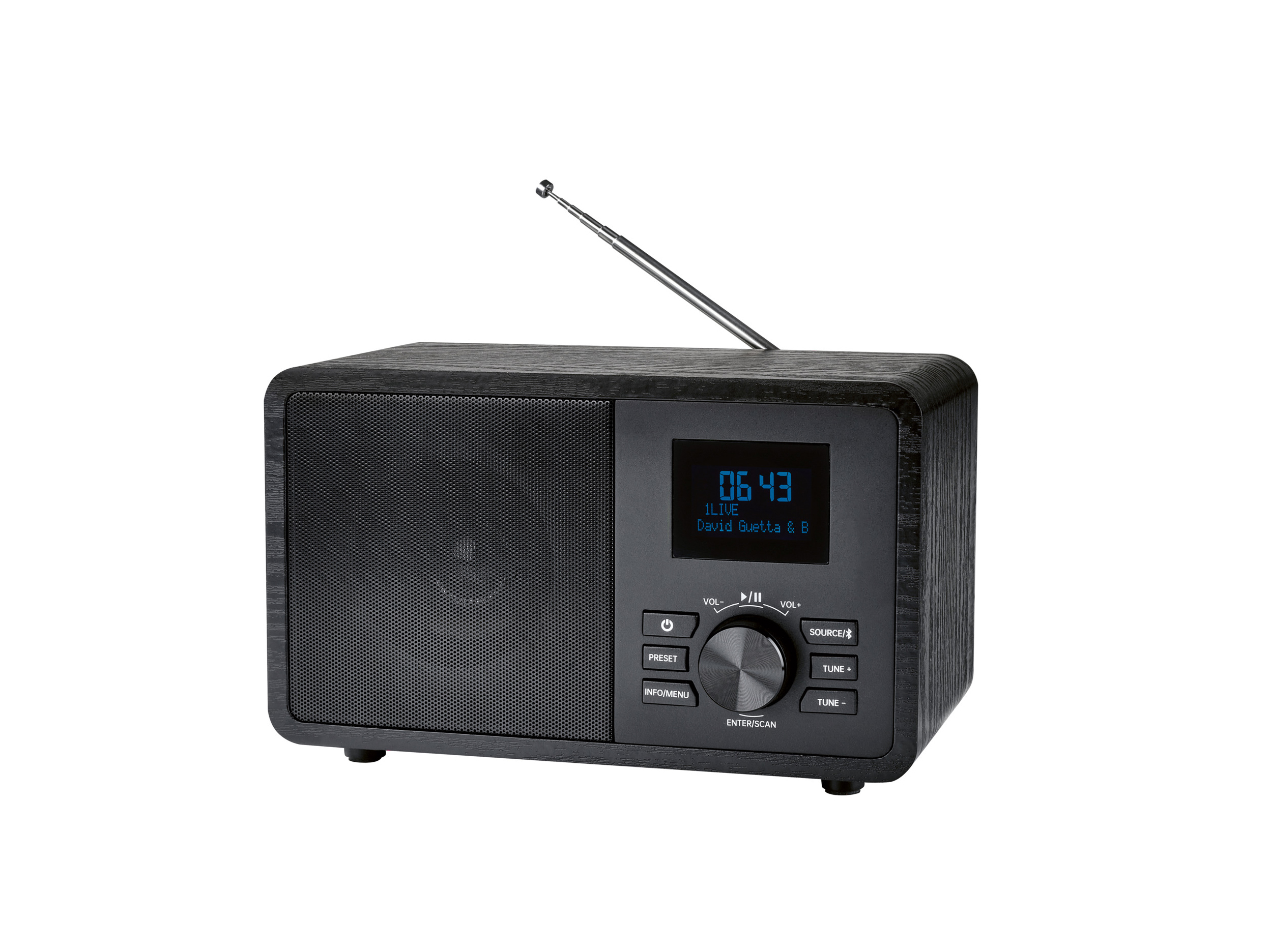 TRONIC DAB+-Bluetooth-radio (Zwart)