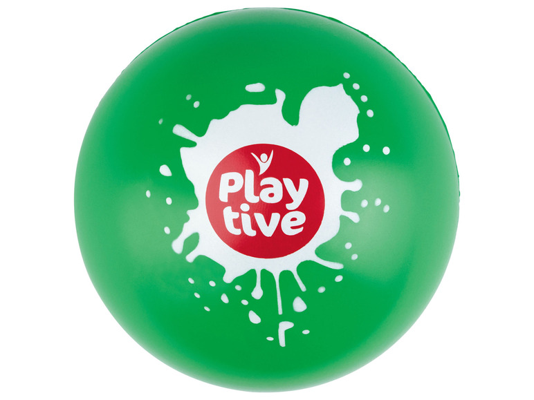 Groene Playtive bal met witte spetters