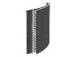 Gebogen composiet bekleding met wapeningsgaas.