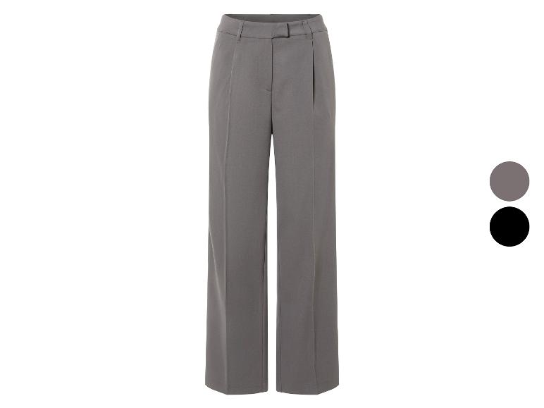 Grijze pantalon met plooien