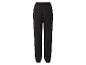 Zwarte cargo joggingbroek met elastische tailleband.