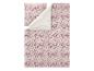 Dekbedovertrekset met roze en beige bloemenpatroon