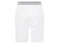 Witte shorts, klassieke pasvorm, detail van contrasterende band.