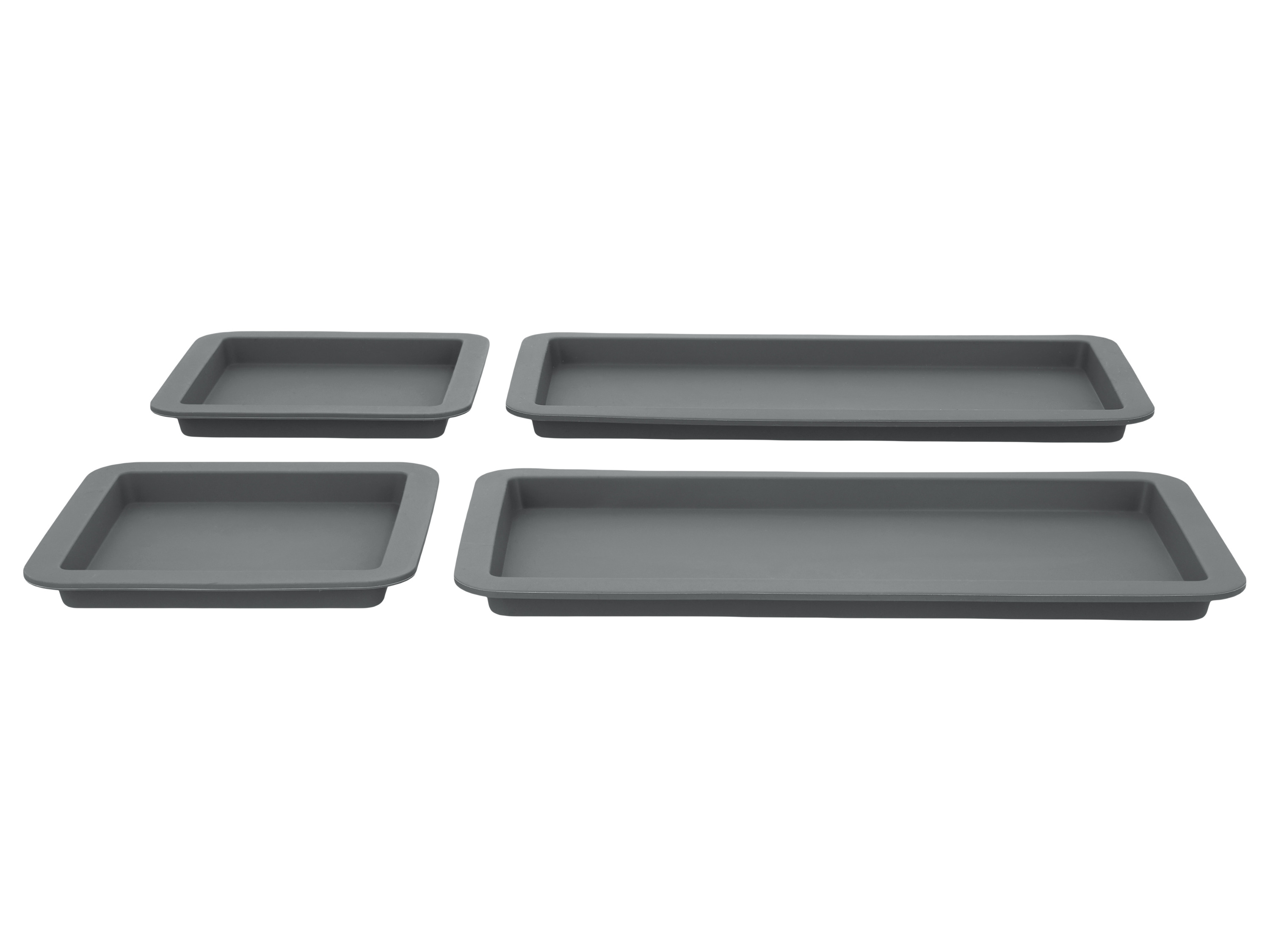 SILVERCREST Siliconen bakvormen (Bakmat set van 4)