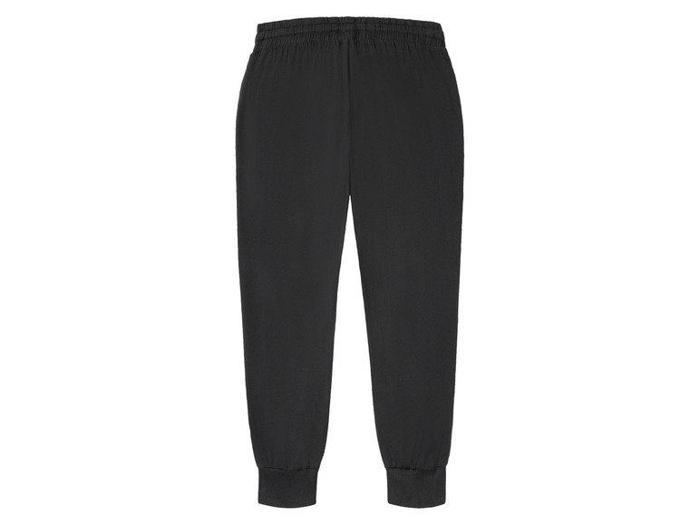 Zwarte joggingbroek met elastische tailleband.