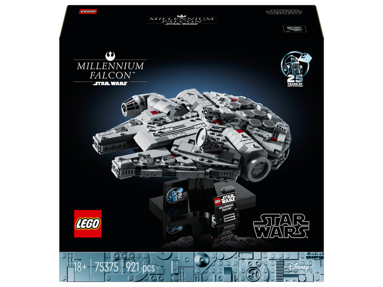 Lego Star Wars Millennium Falcon bouwset met 921 onderdelen.
