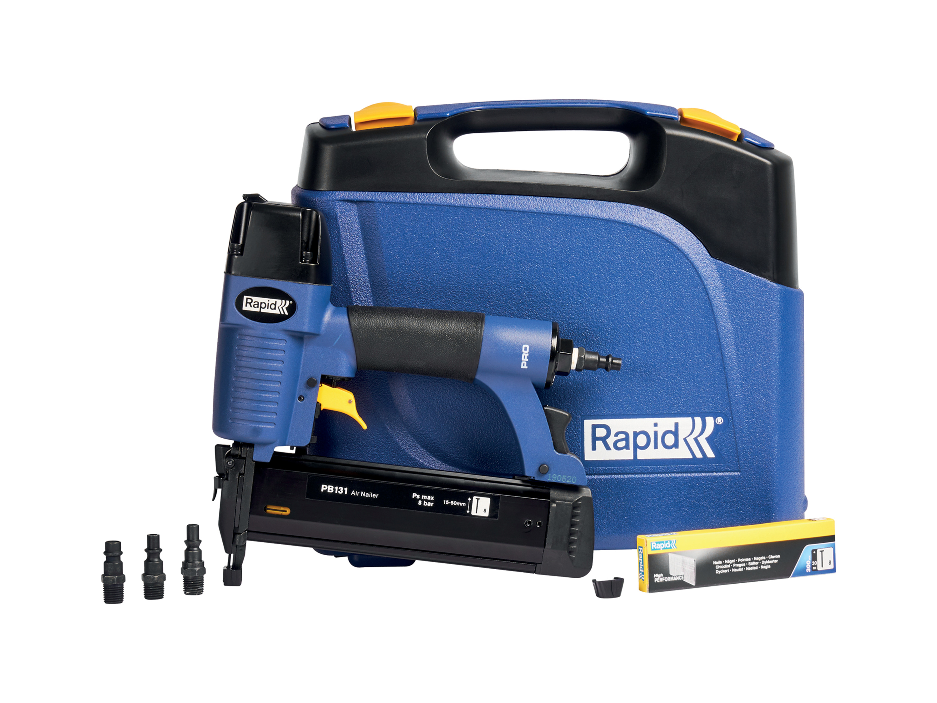 RAPID Pneumatische tacker PB131, incl. koffer en accessoires.