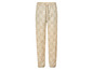 Beige broek met een LIDL-print.