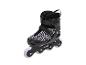 Zwart-witte inline skates met abstract patroon, merk Nivit.