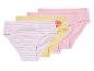 Drie meisjes slips: gestreept, geel en roze.
