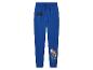 Blauwe Super Mario joggingbroek: logo en personage.