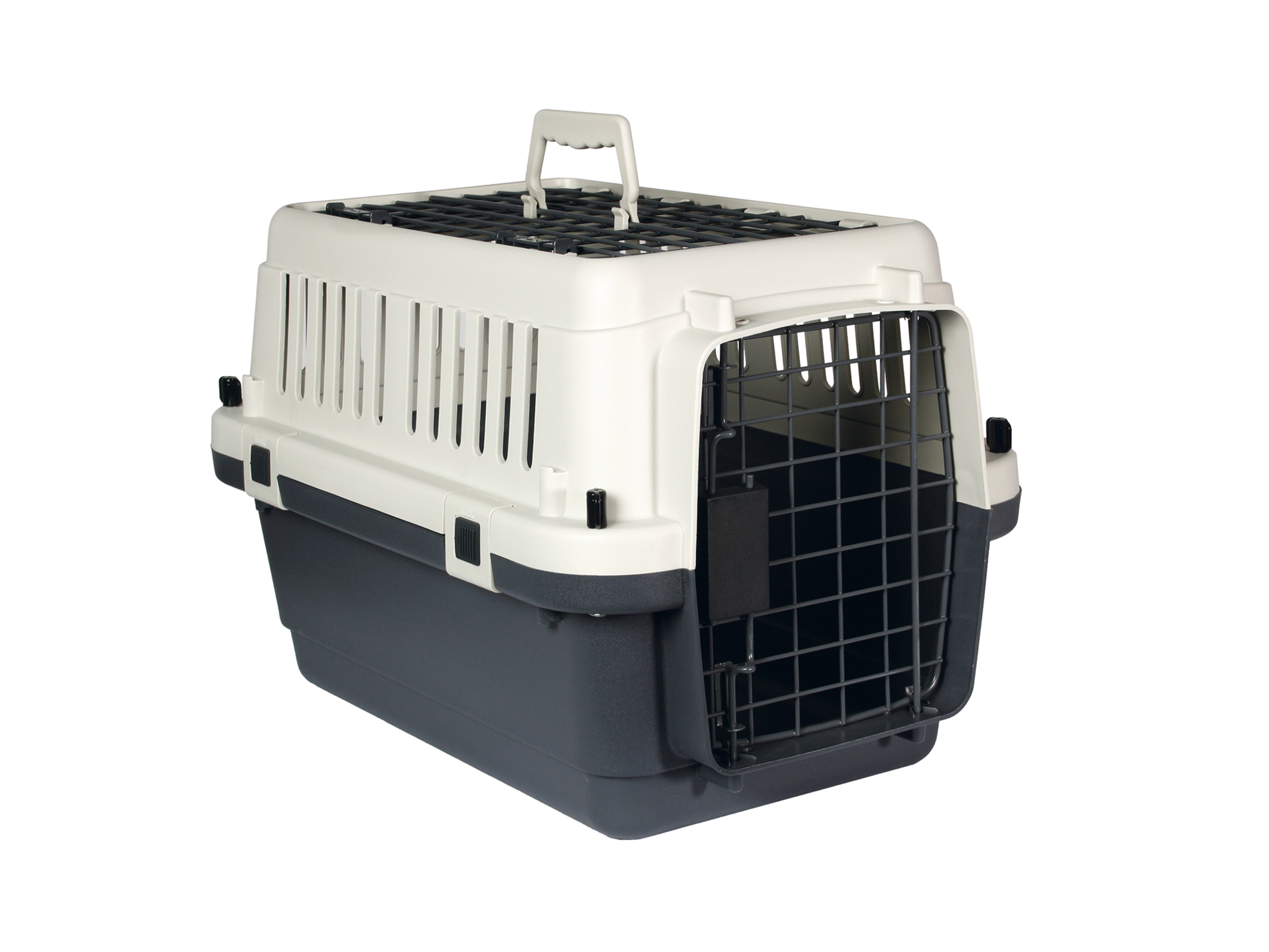 KARLIE Honden transportbox Nomad, grijs/wit (60,7x40x40,5 cm)