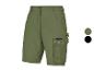 Parkside olijfgroene werkshorts met cargozakken en reflecterende details.