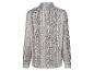 Damesblouse met slangenhuidprint, achterkant.