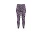 Dameslegging met luipaardprint in roze en zwart.