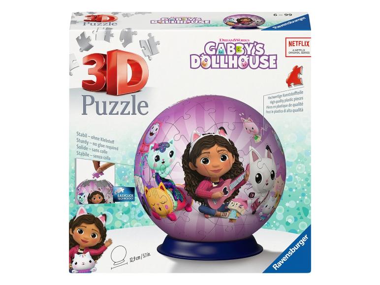 Ravensburger 3D puzzel: Gabby's Dollhouse, Netflix.