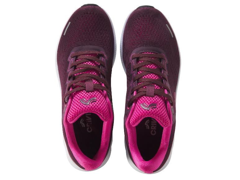 Paar Crivit sneakers, bordeaux en roze