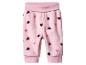 Roze babybroek met hartenprint