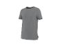 Grijs T-shirt met korte mouwen en een klein detail op de mouw en zoom.