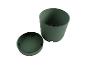 Bijpassende pot en deksel, donkergroen.