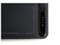 Zwarte voedselwarmer met temperatuurregeling van 60°C, 80°C en 100°C.