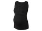 Een zwarte tanktop voor zwangere vrouwen.