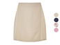 Beige rok met wikkeldetail.
