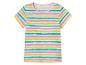 Gestreept shirt voor meisjes, pastelkleuren.