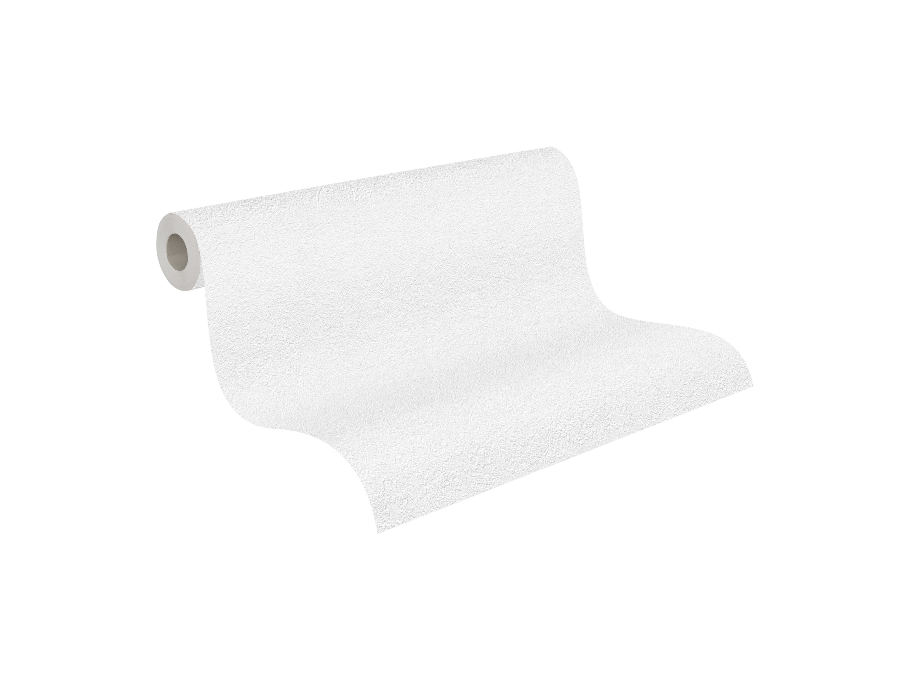 AS CRÉATION Overschilderbaar structuurbehang, 10 m x 53 cm (Gipsstructuur, wit, 10,05 x 0,53 m)
